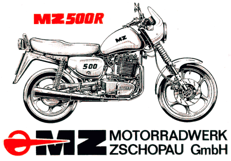 Reparaturhandbuch für das Motorrad MZ 500 R (Motor) - Miraculis